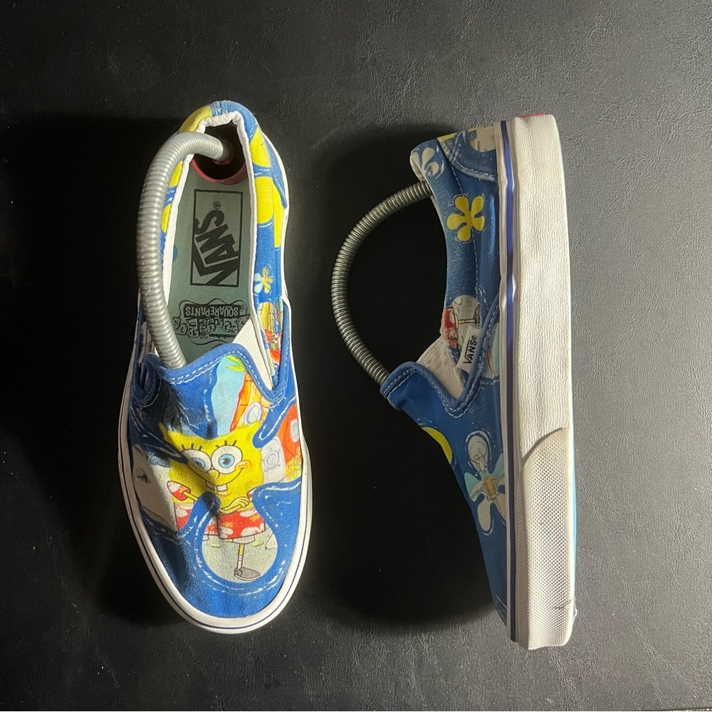 Vans SpongeBob SquarePants Slip-On Alohabob Skate Shoe Mens Sz 6 WMNS Sz 7.5